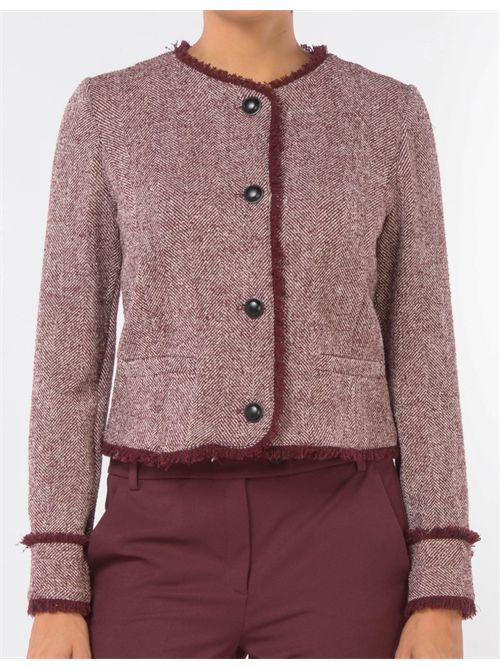 Giacca corta in stuoia EMME MARELLA | SCACCO576/003